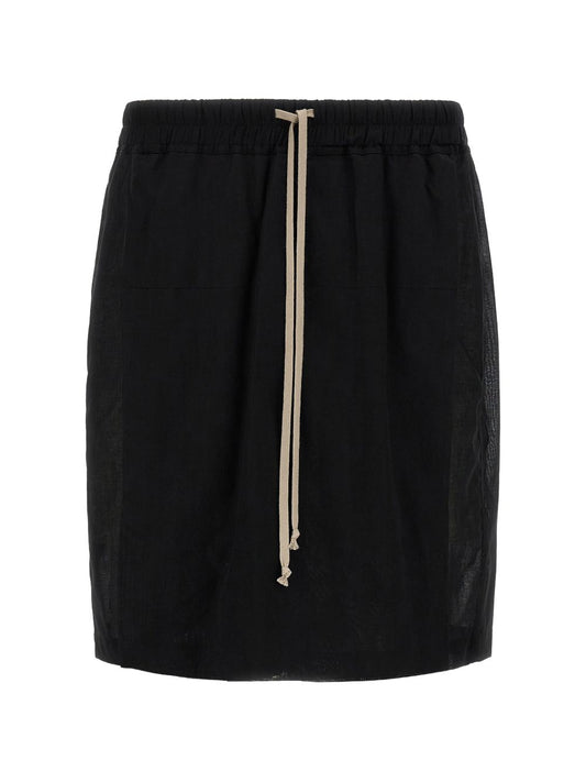 drawstring-waist shorts