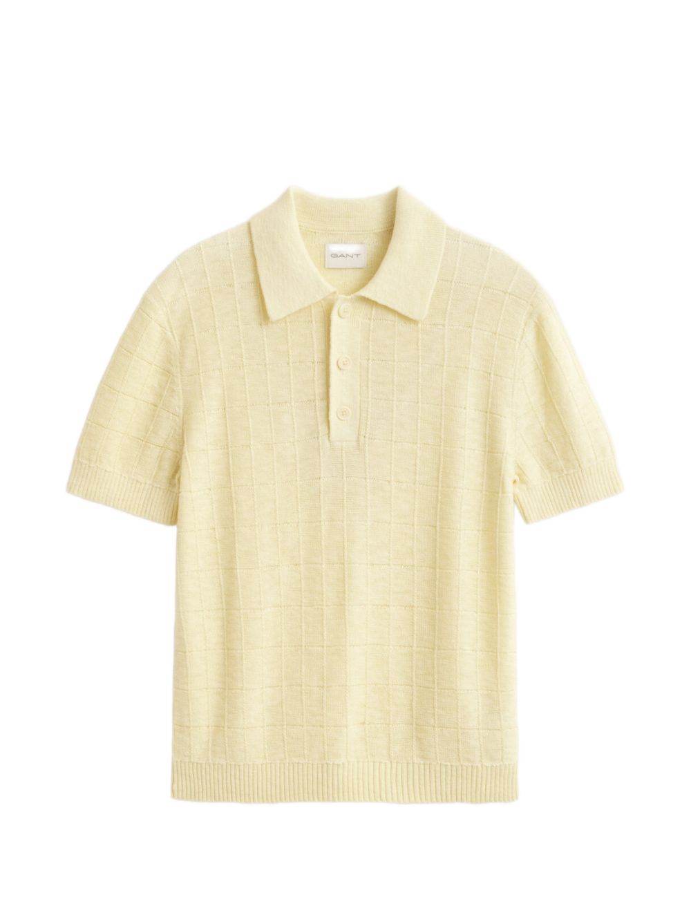 textured polo shirt