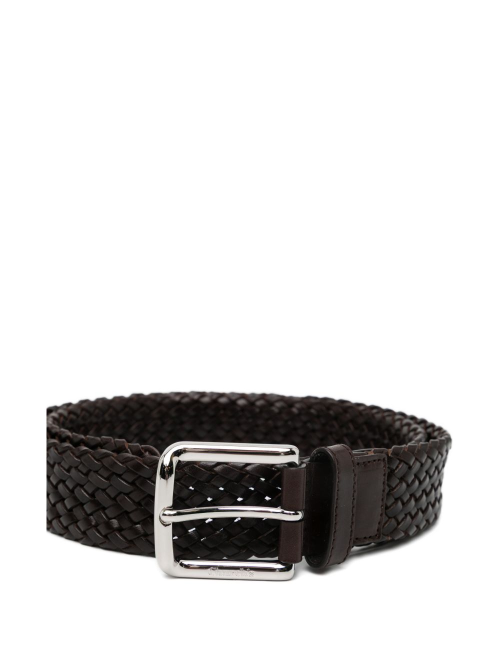 woven leather belt