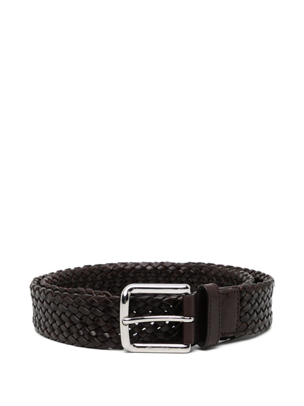 woven leather belt