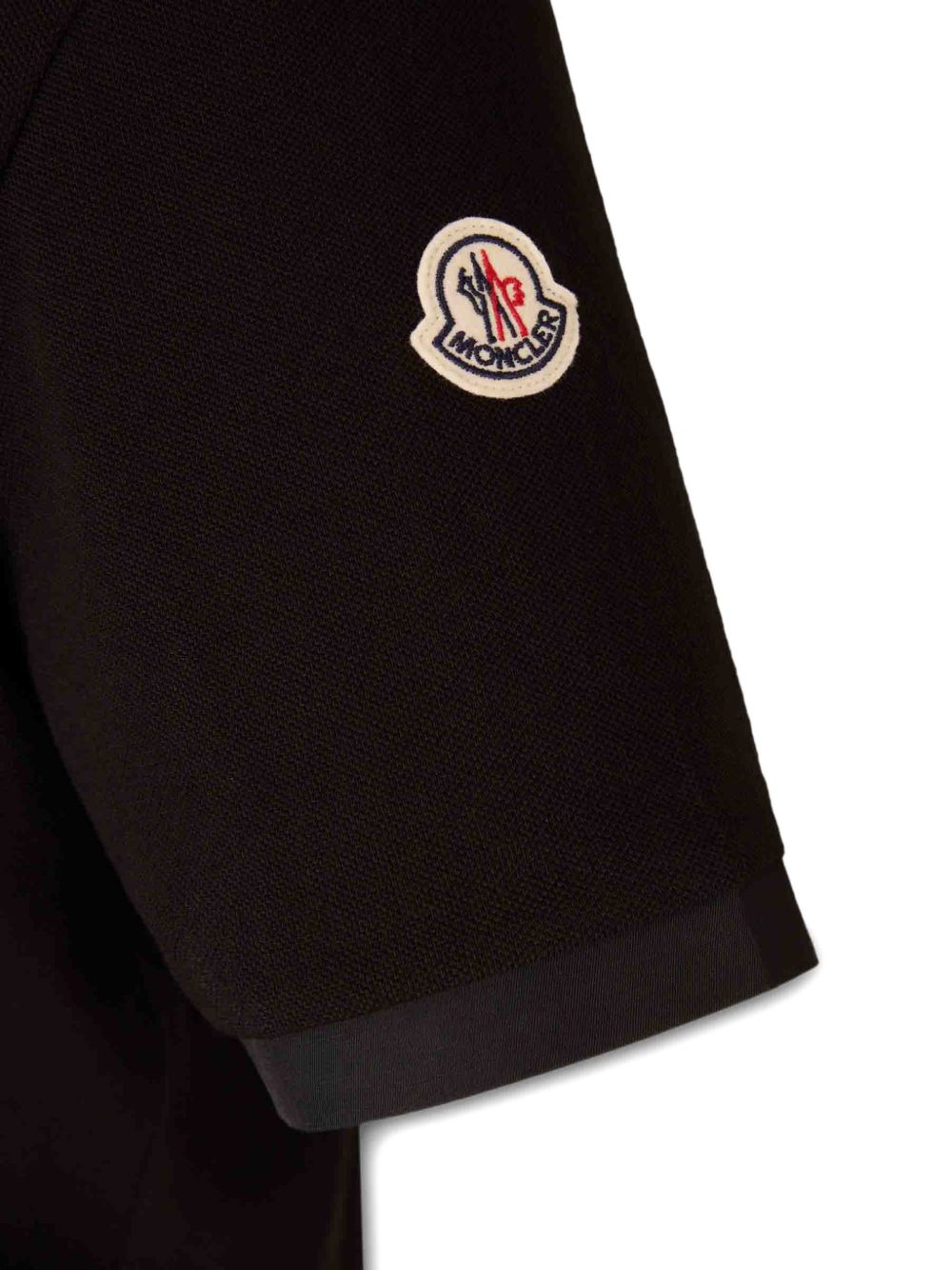 logo-stitched short-sleeve polo shirt