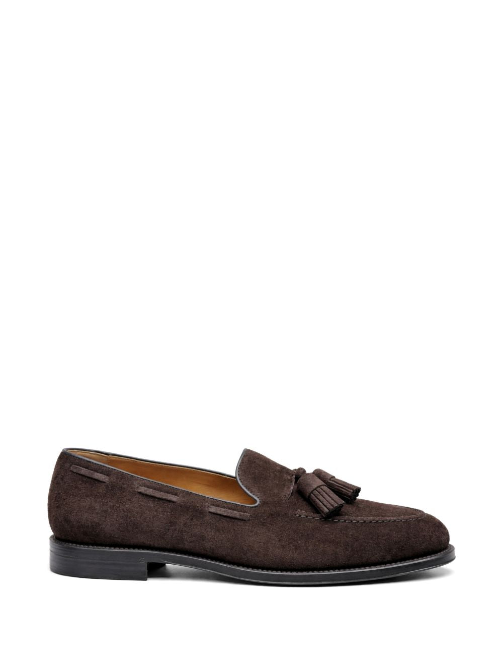 tassel-detail suede loafers