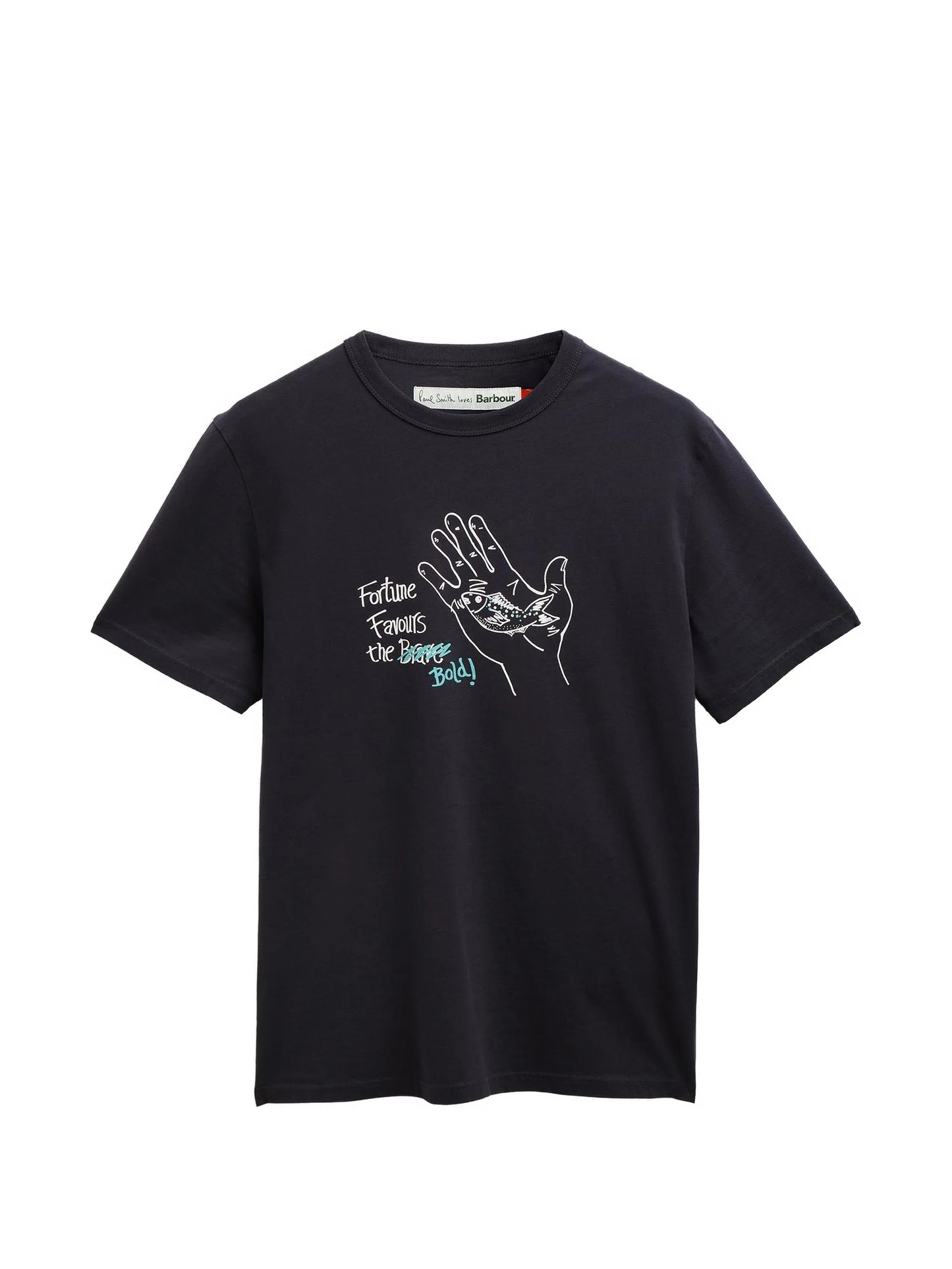 X Paul Smith Fortune Fish-Print T-Shirt