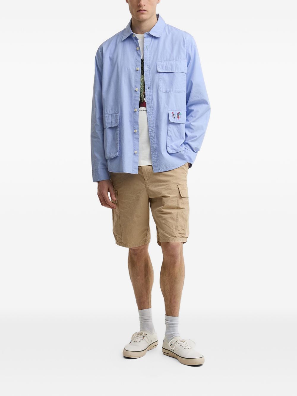 x Paul Smith patch-pocket shirt