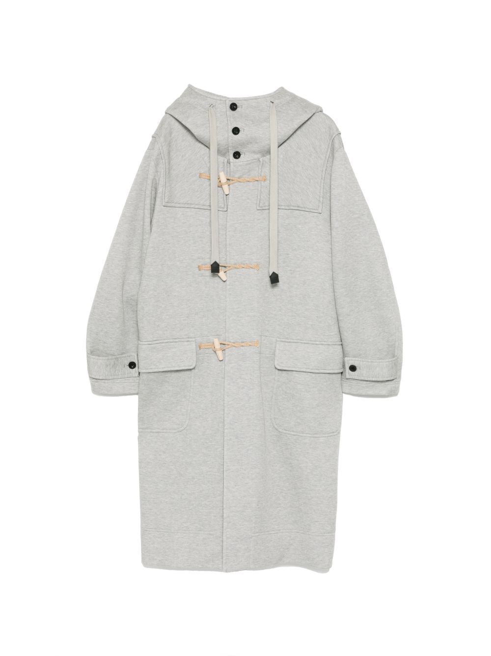 hooded duffle coat
