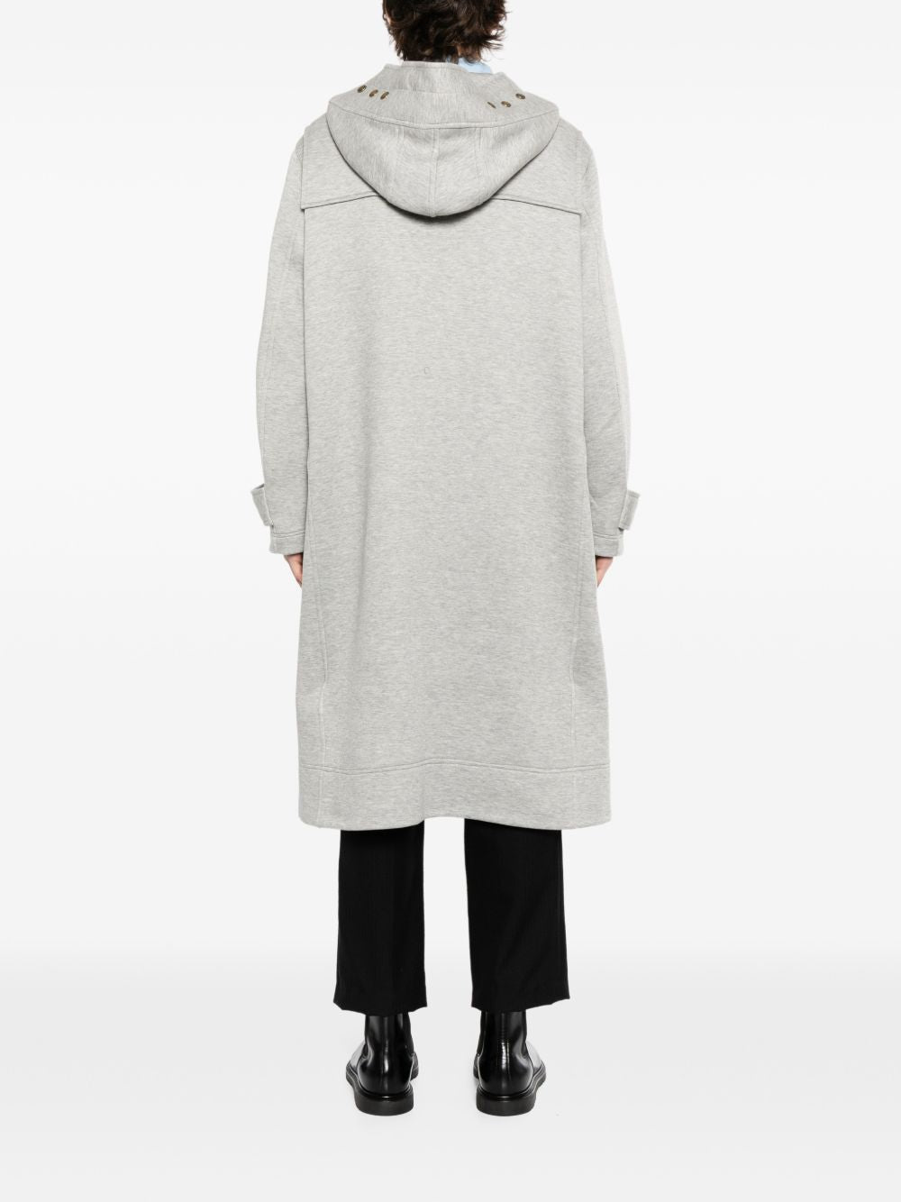hooded duffle coat