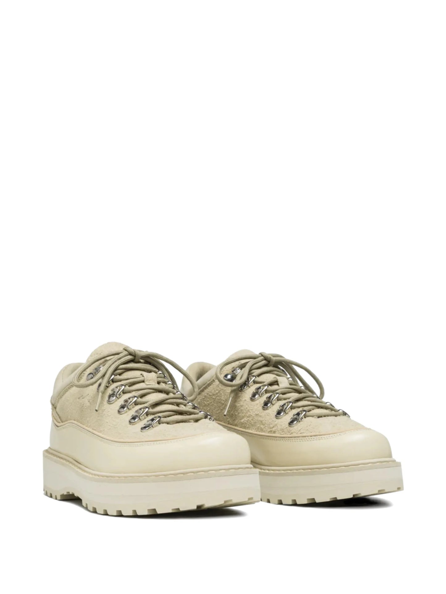 Cream Suede Sneakers