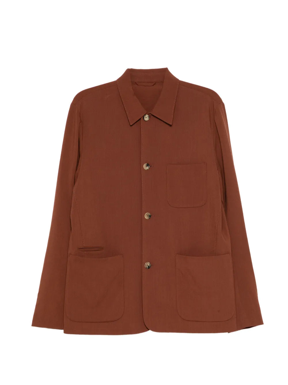 Pocket Long-Sleeve Shirt Jacket
