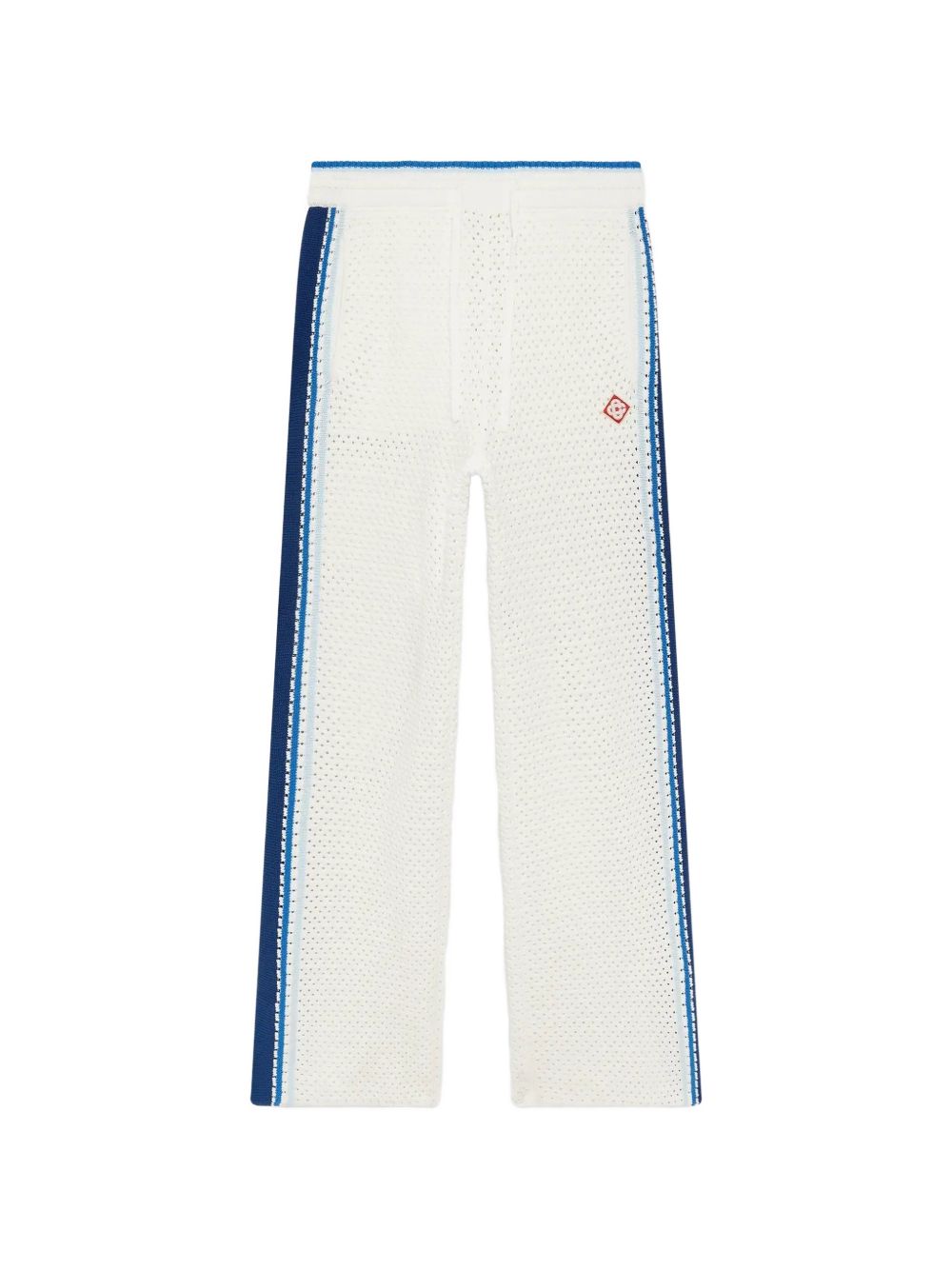 side-stripe knitted trousers