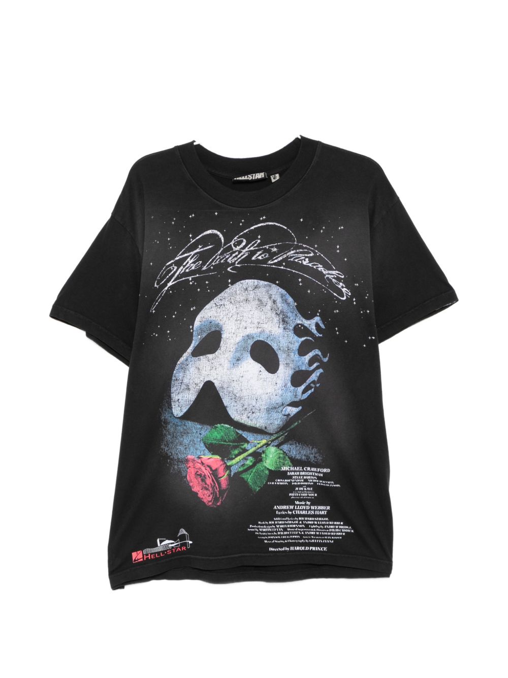 mask graphic T-shirt