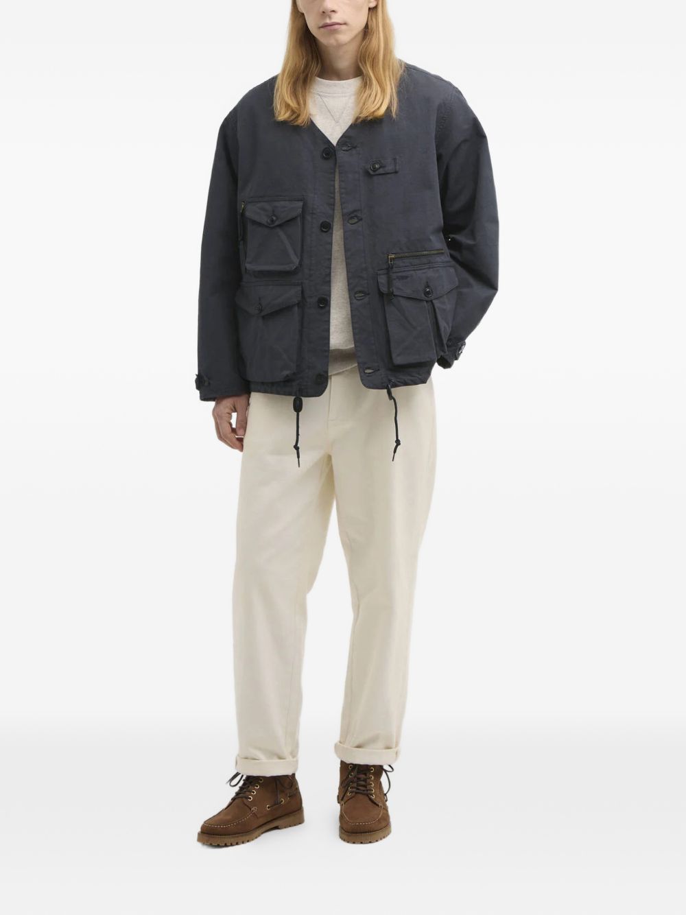 Endurance button multi-pocket jacket