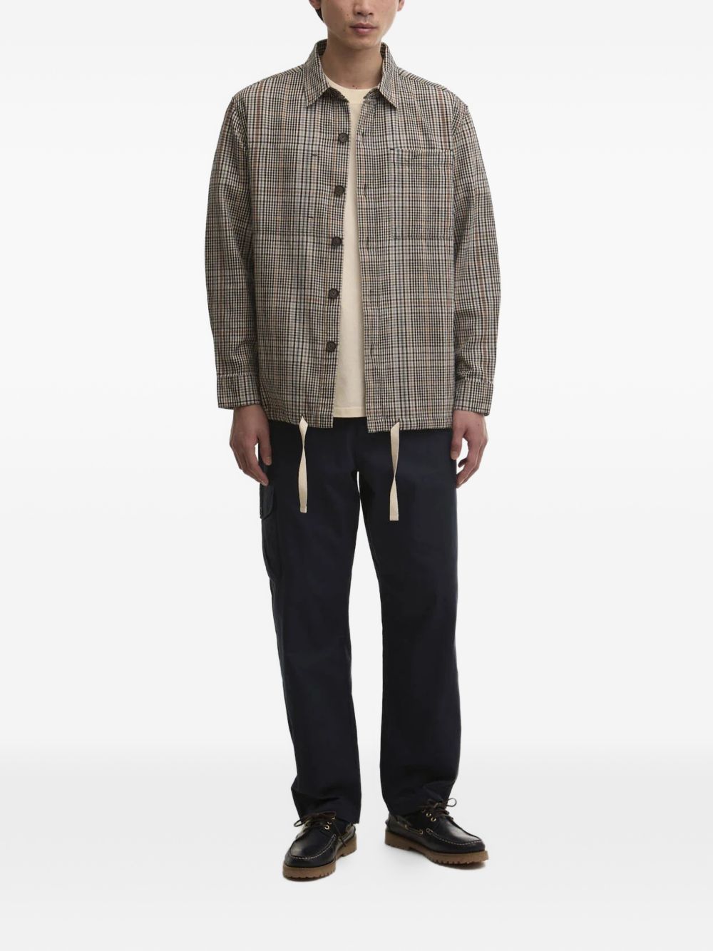 Fife check pocket shirt