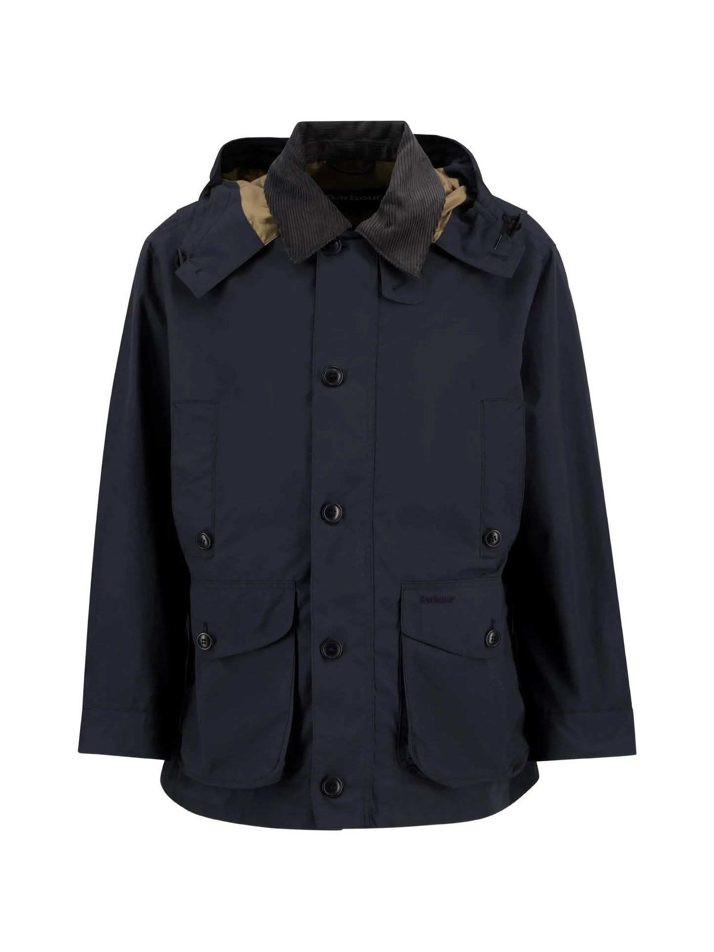 Ventile Hooded Corduroy-Collar Jacket