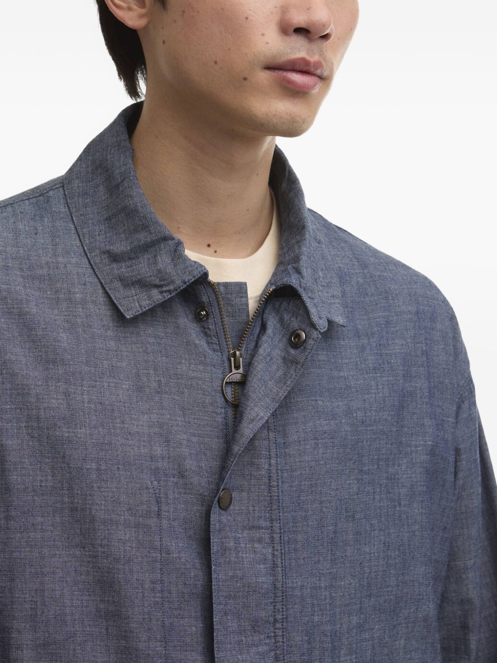 Modified Westoe flap-pocket cotton jacket