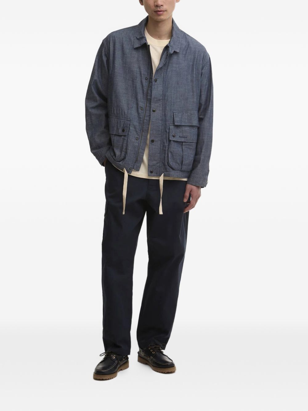 Modified Westoe flap-pocket cotton jacket