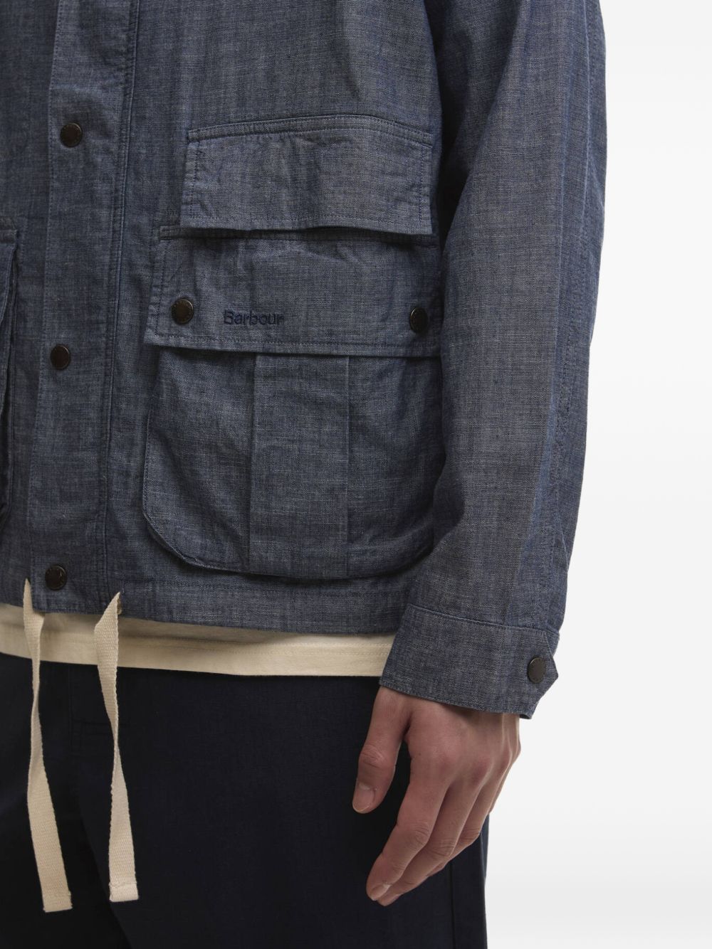 Modified Westoe flap-pocket cotton jacket