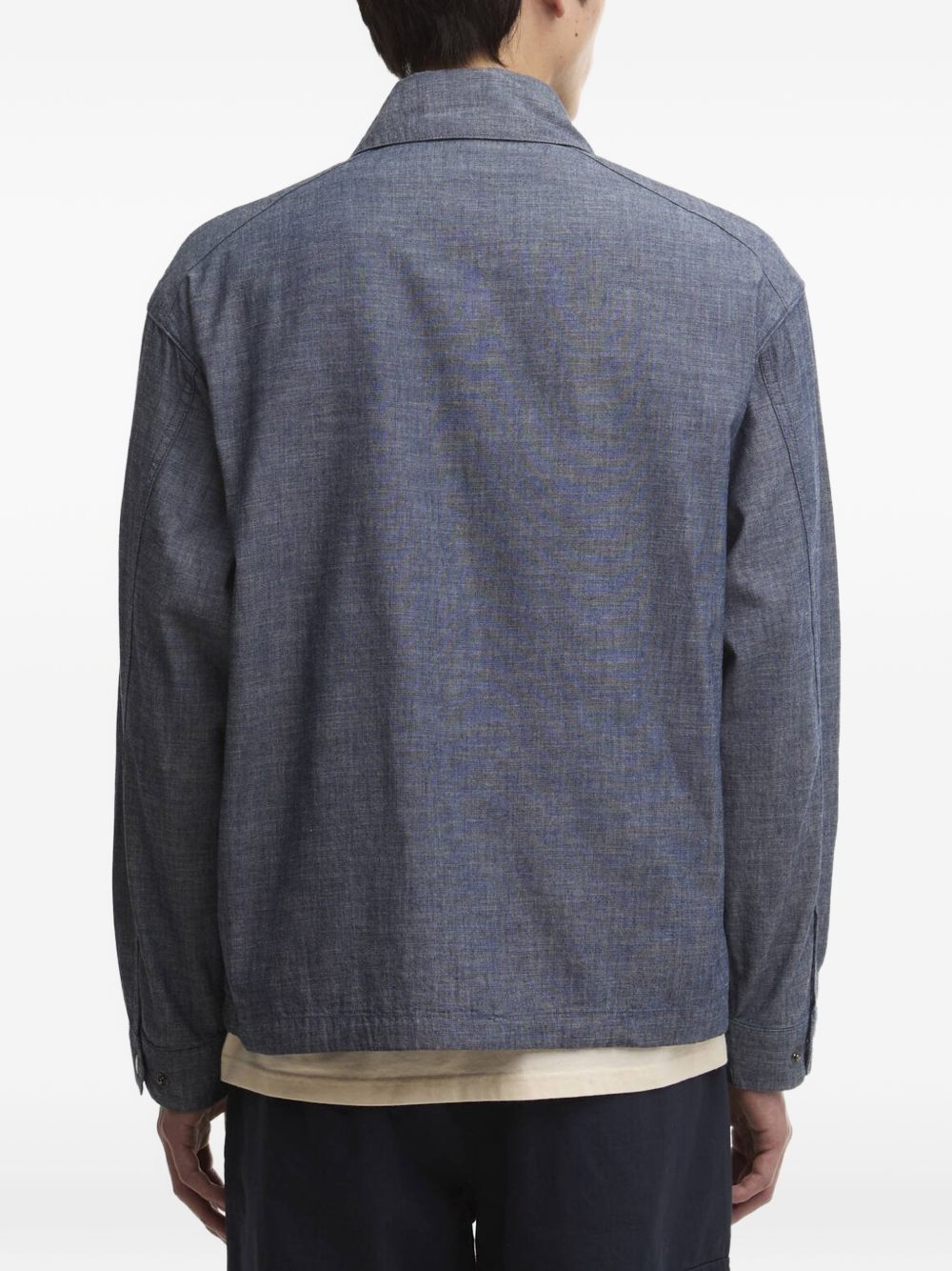 Modified Westoe flap-pocket cotton jacket