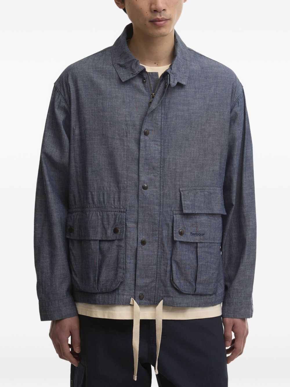 Modified Westoe flap-pocket cotton jacket