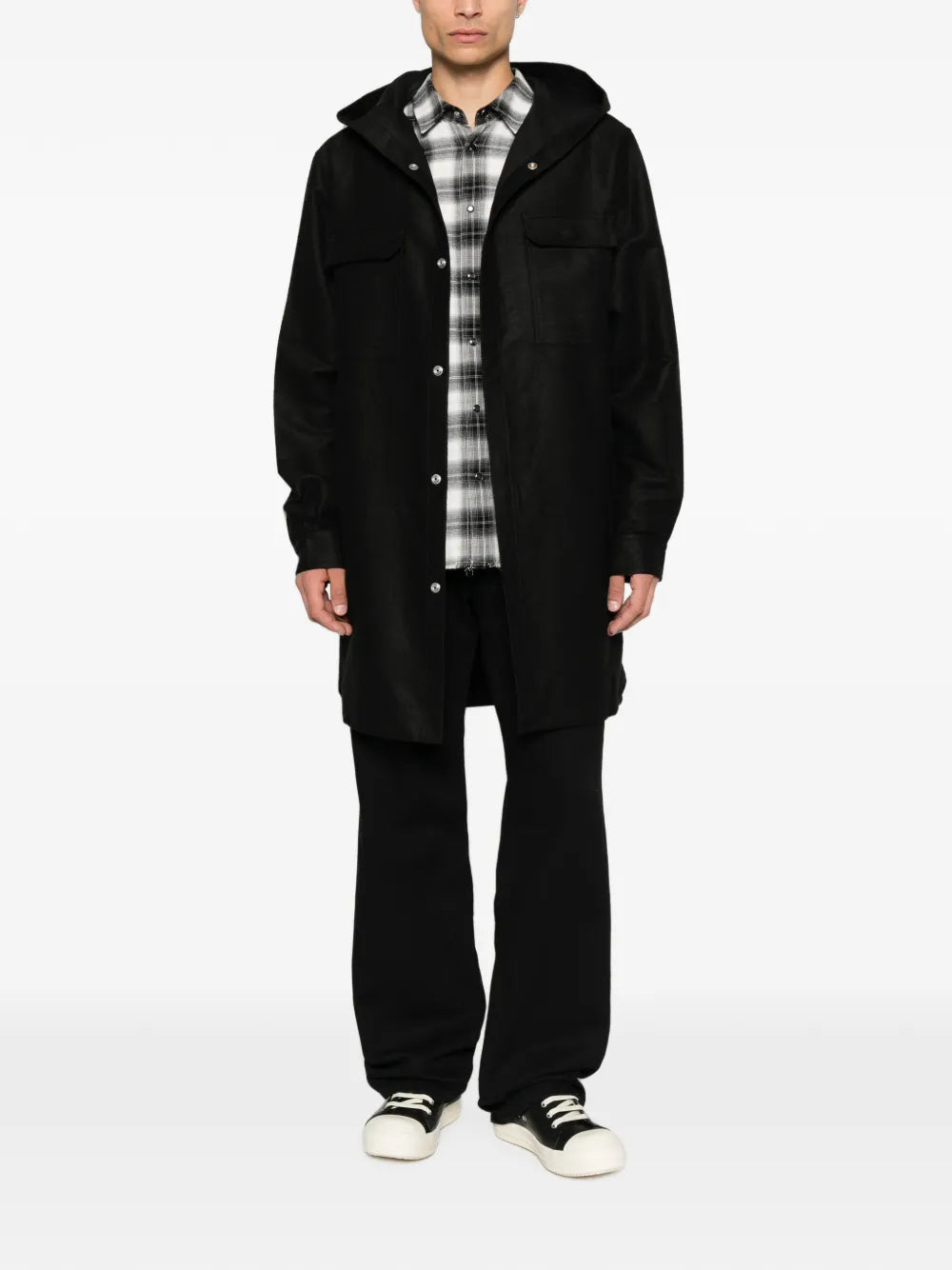 hooded coat 