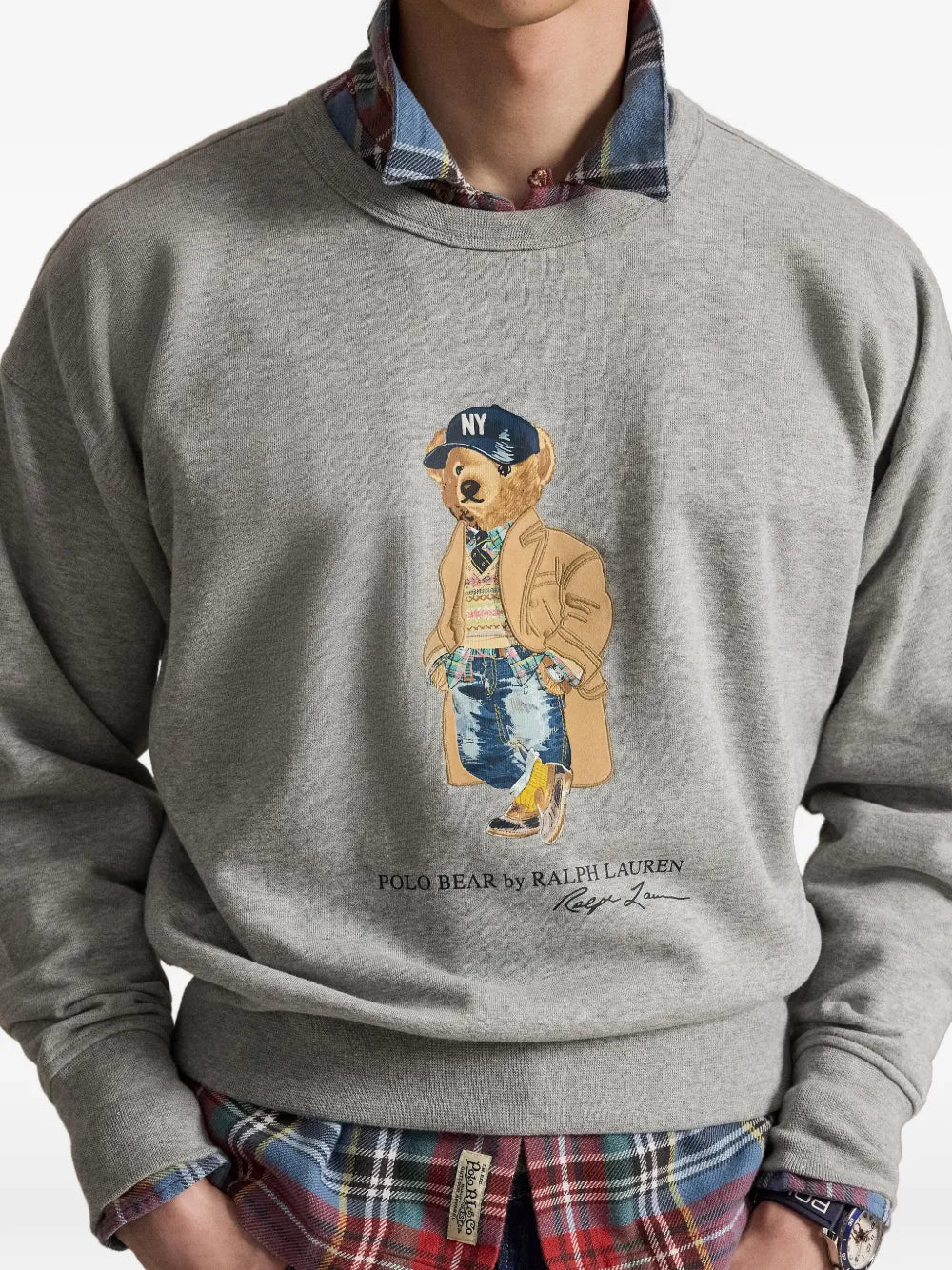 Polo Bear graphic-print sweater