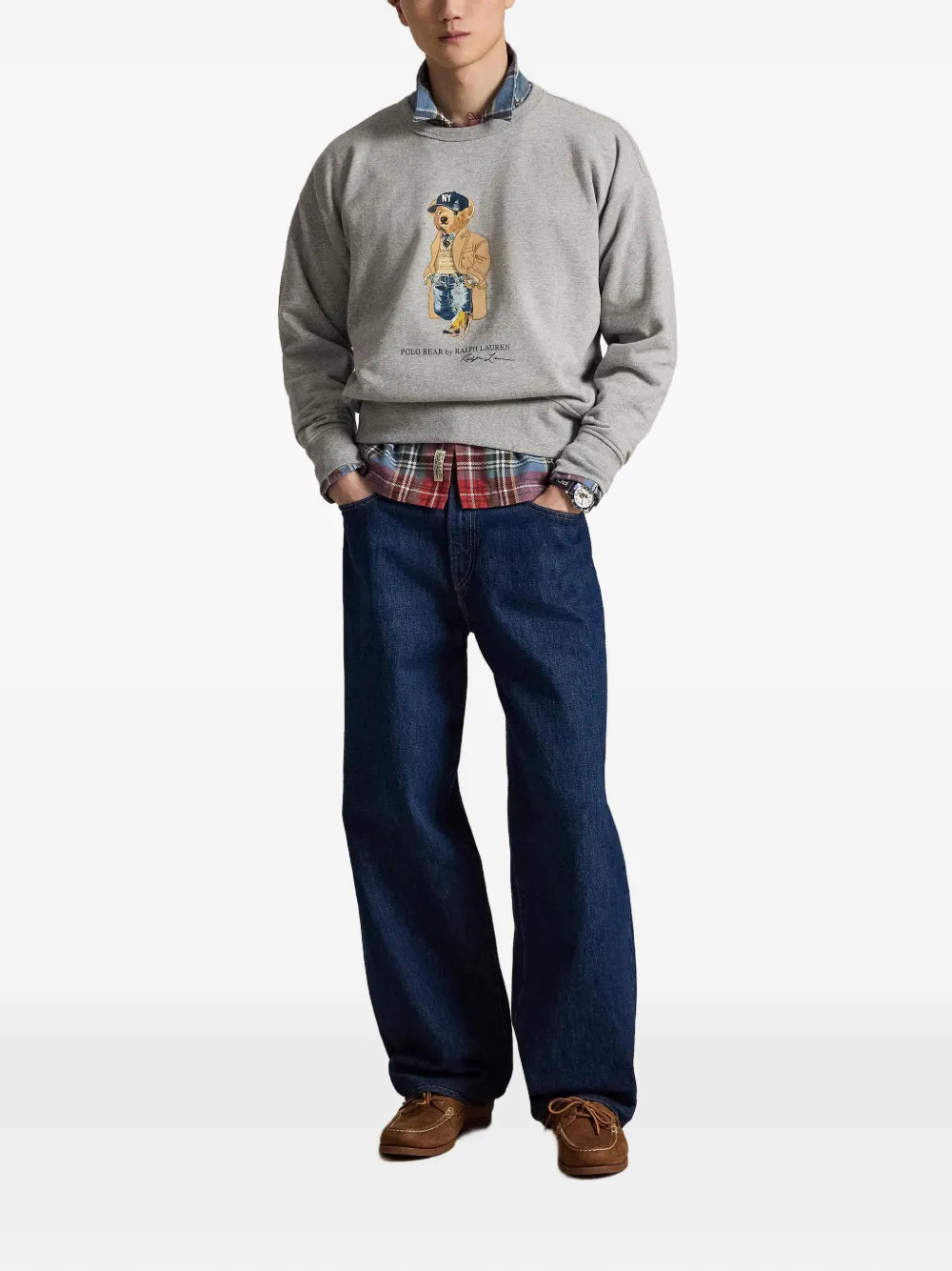 Polo Bear graphic-print sweater