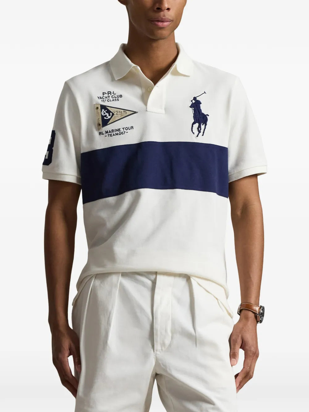 nautical-flag Big-Pony polo shirt