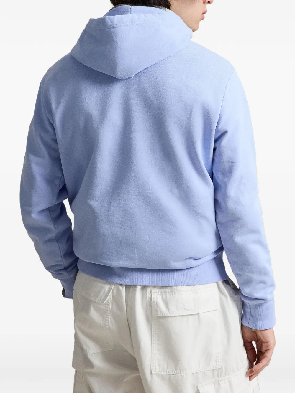 logo-embroidered hoodie