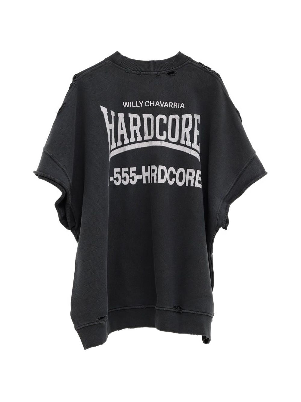 ripped graphic T-shirt