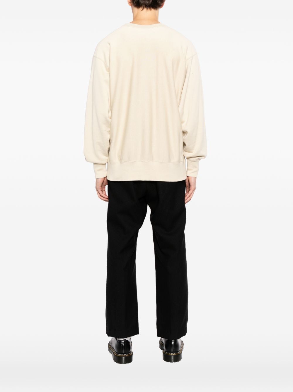 crewneck knitted sweatshirt