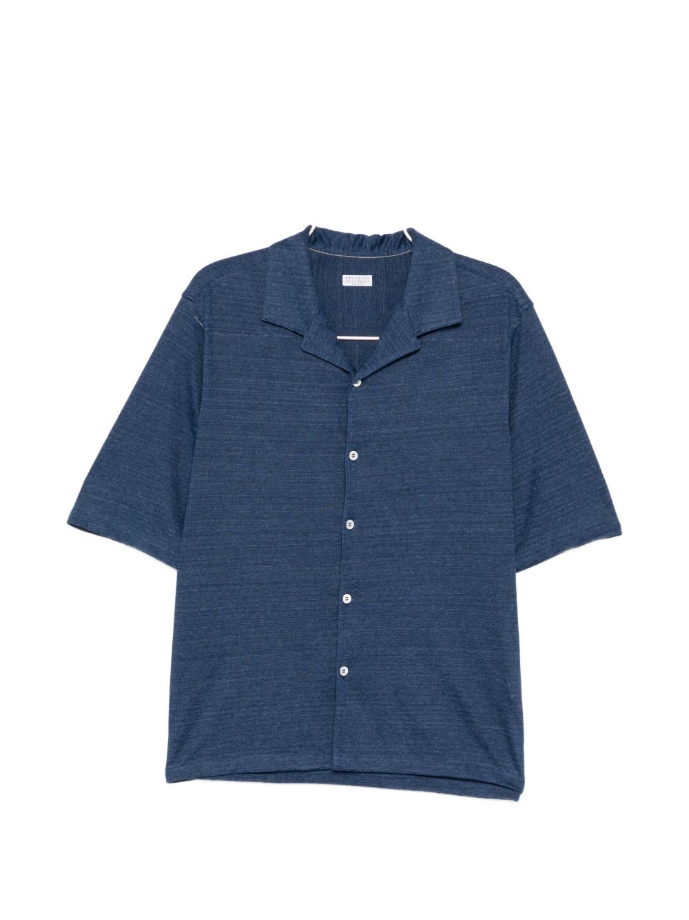 camp-collar buttoned shirt
