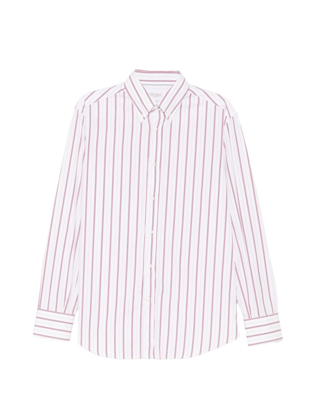 striped button-down shirt