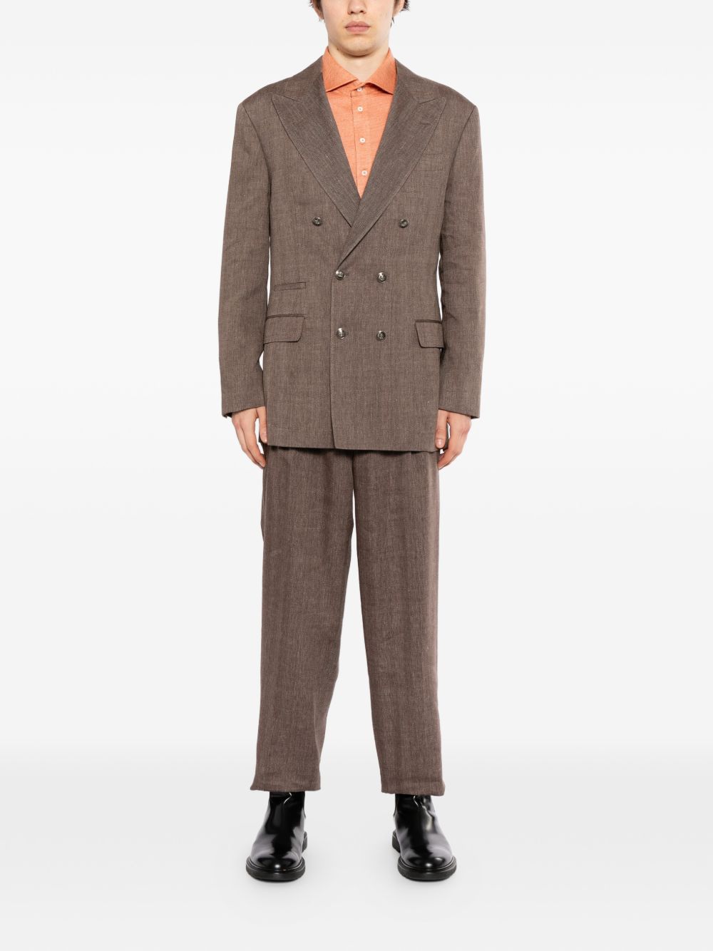 double-breasted suit