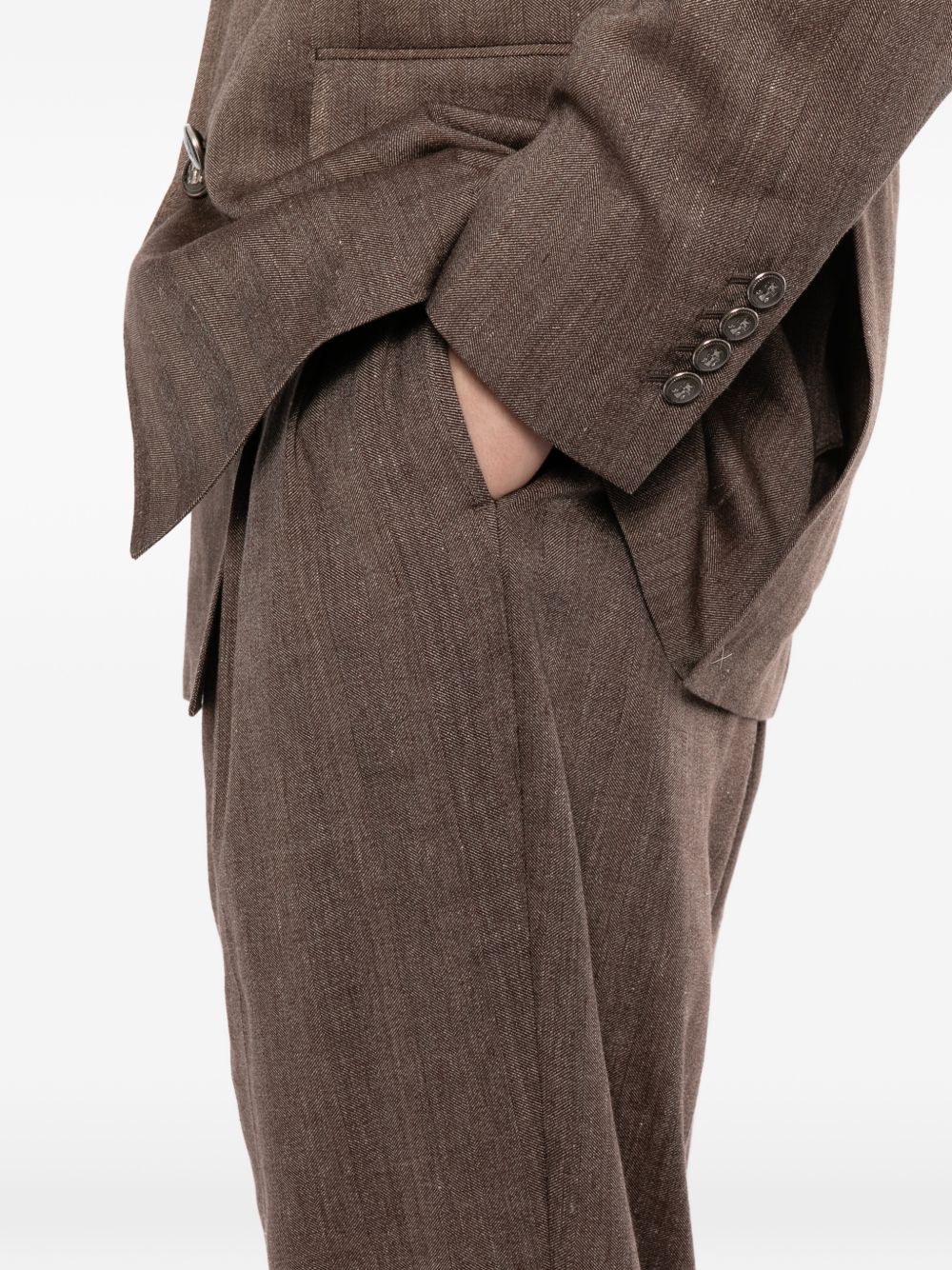 double-breasted suit