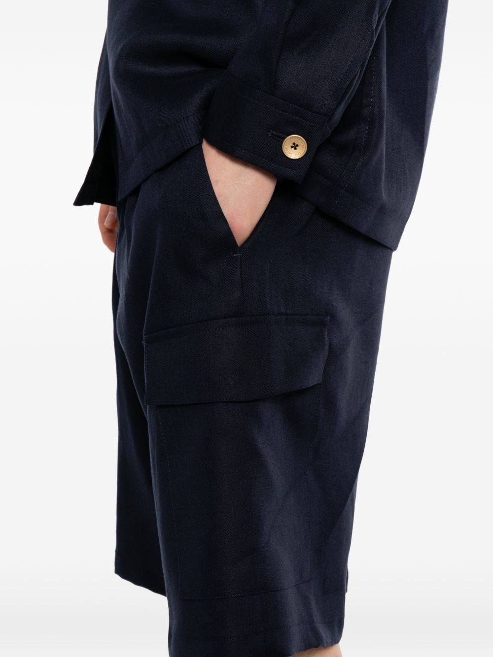 cargo pleated trousers