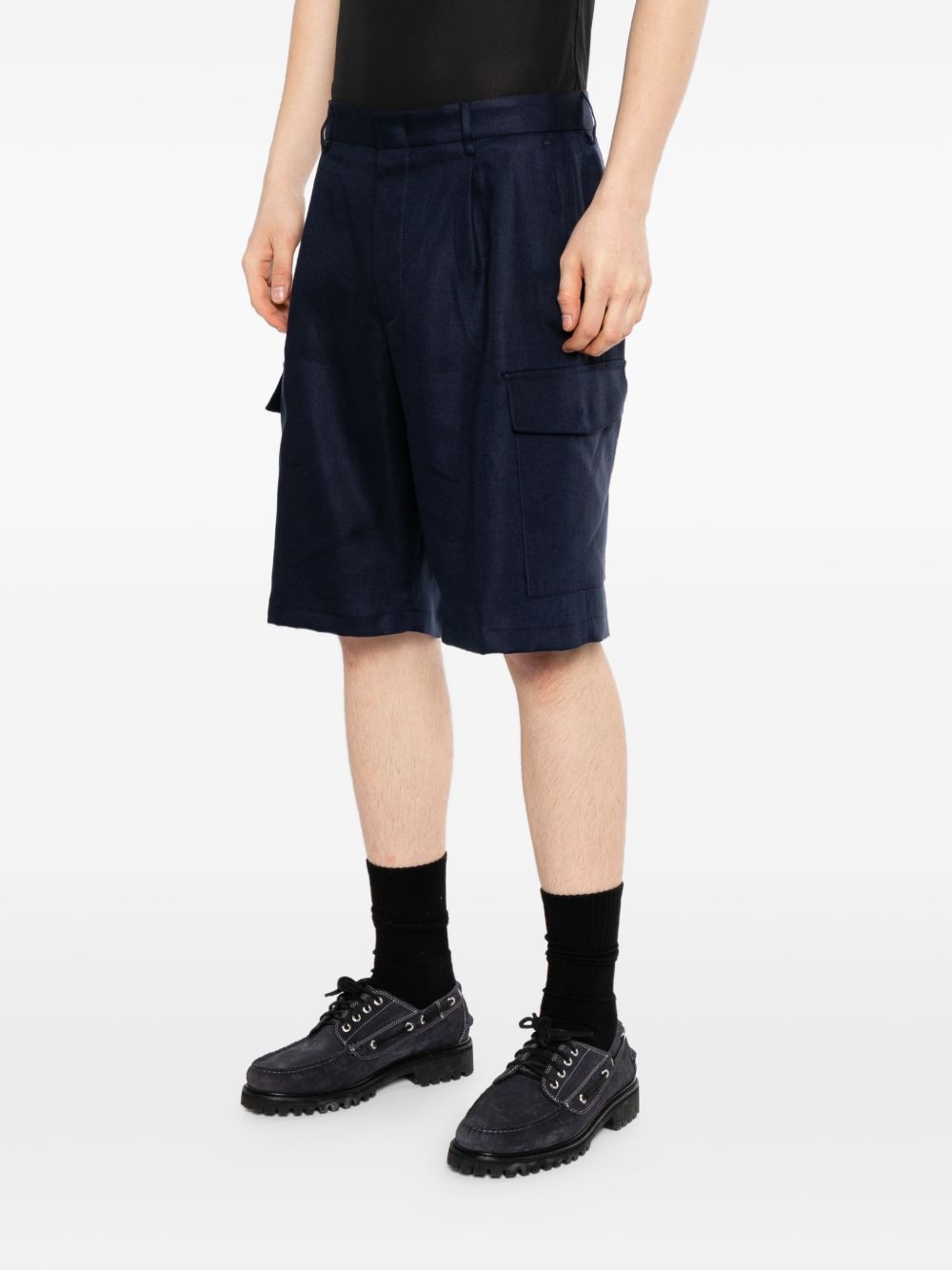 cargo pleated trousers