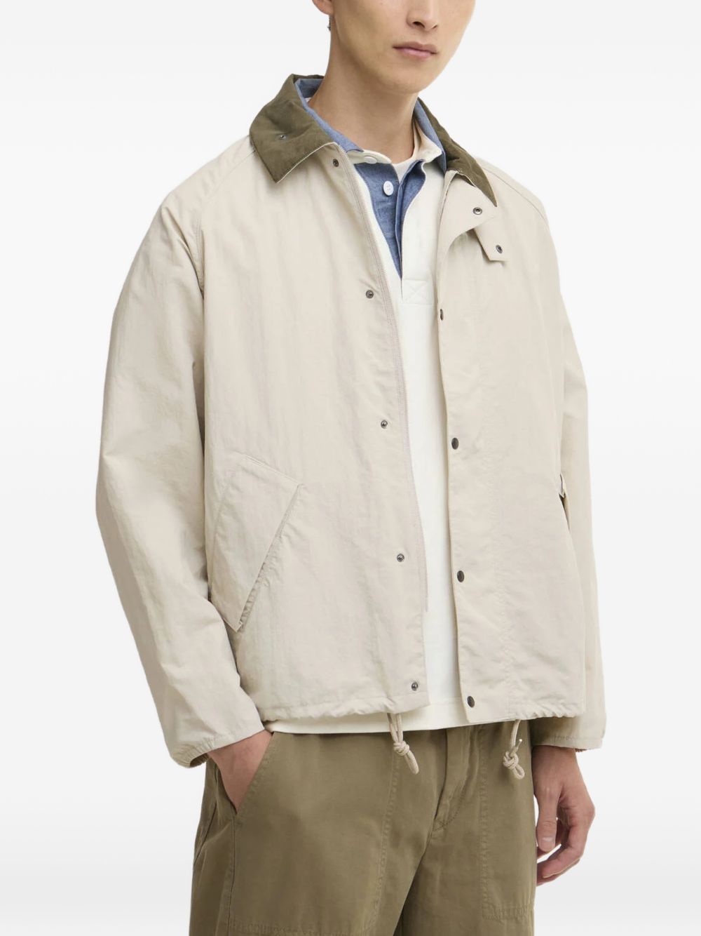 Transport button jacket
