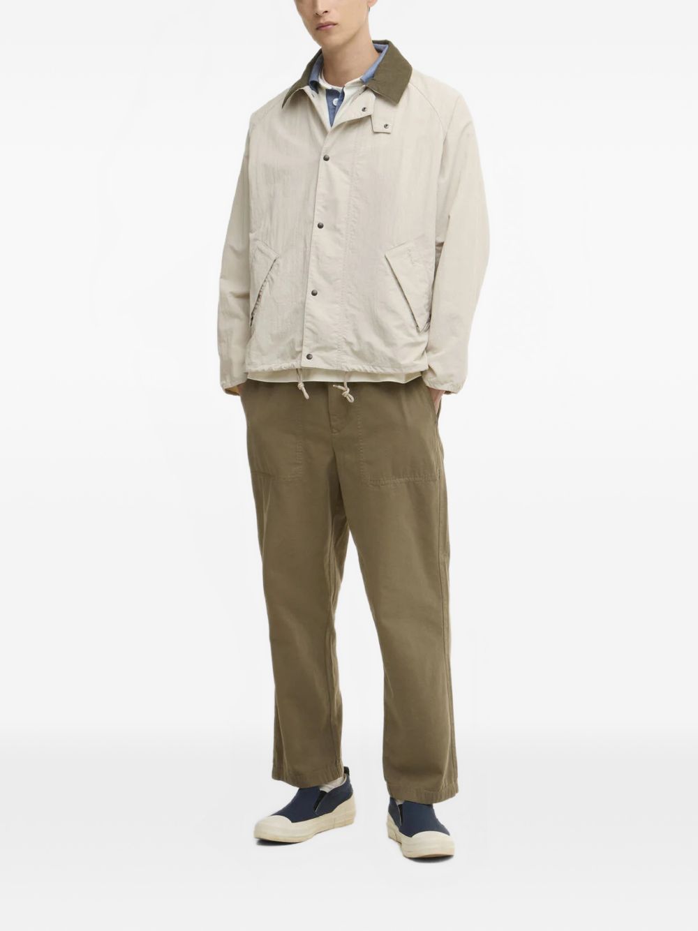 Transport button jacket