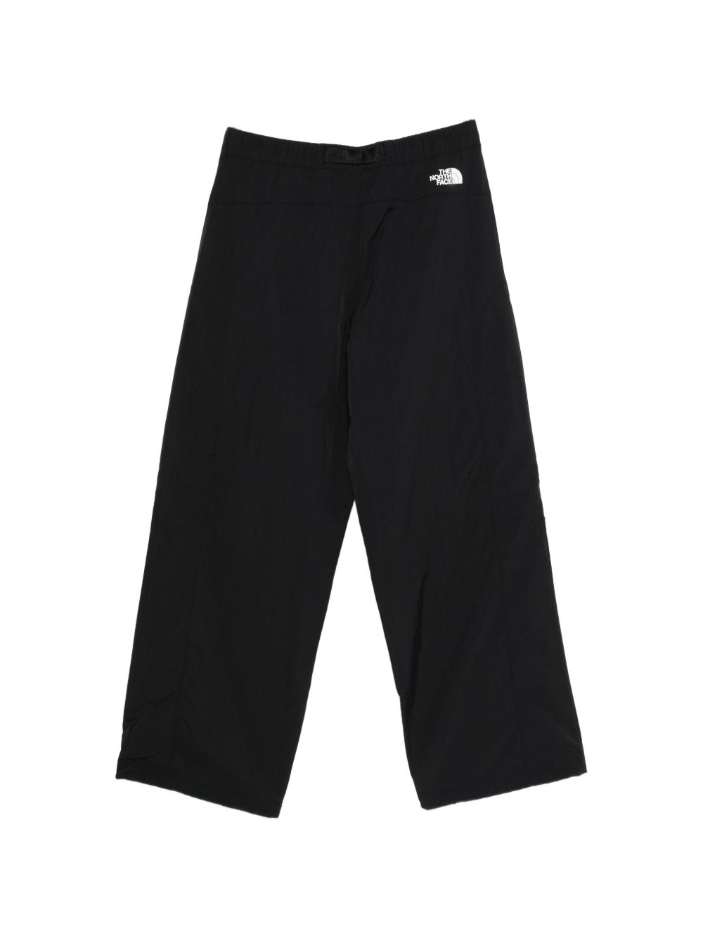 belted straight-leg trousers