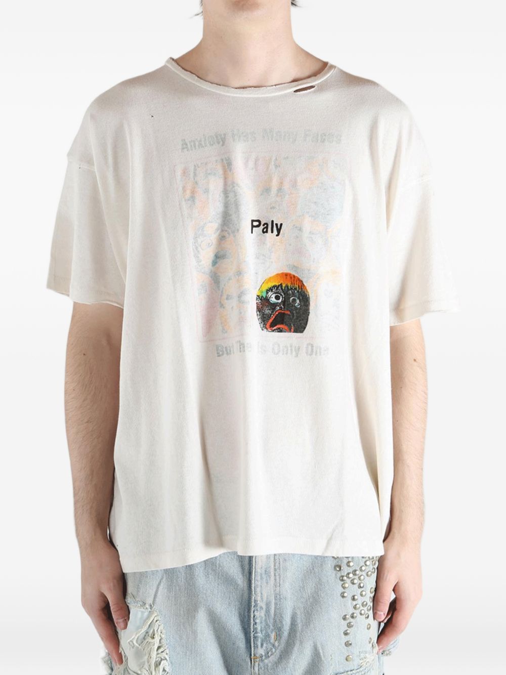 graphic crew-neck T-shirt