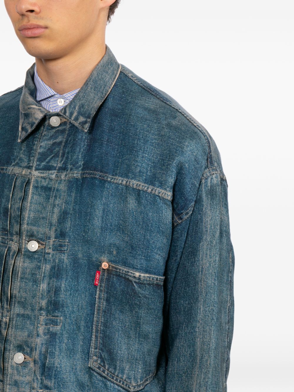 x Levi's Fake Print denim jacket