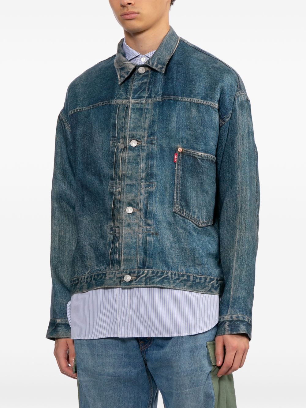 x Levi's Fake Print denim jacket