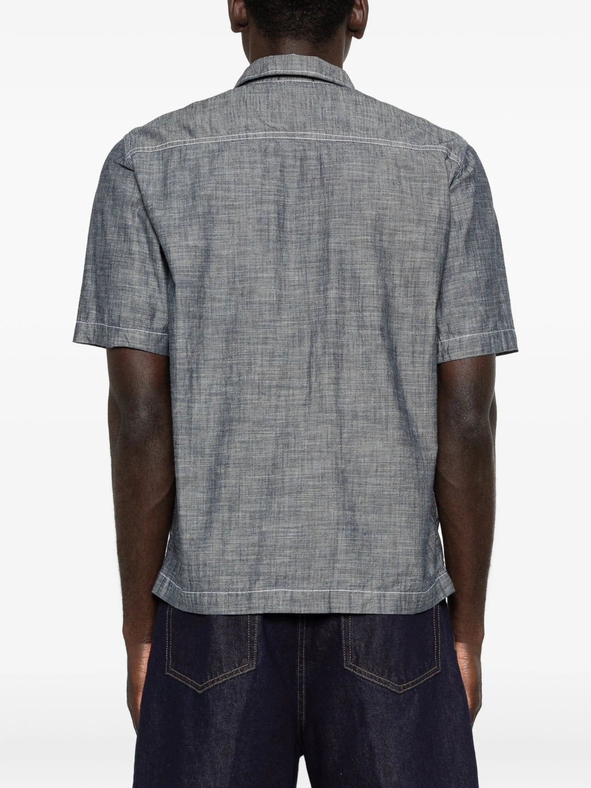Buttoned Short-Sleeve Shirt