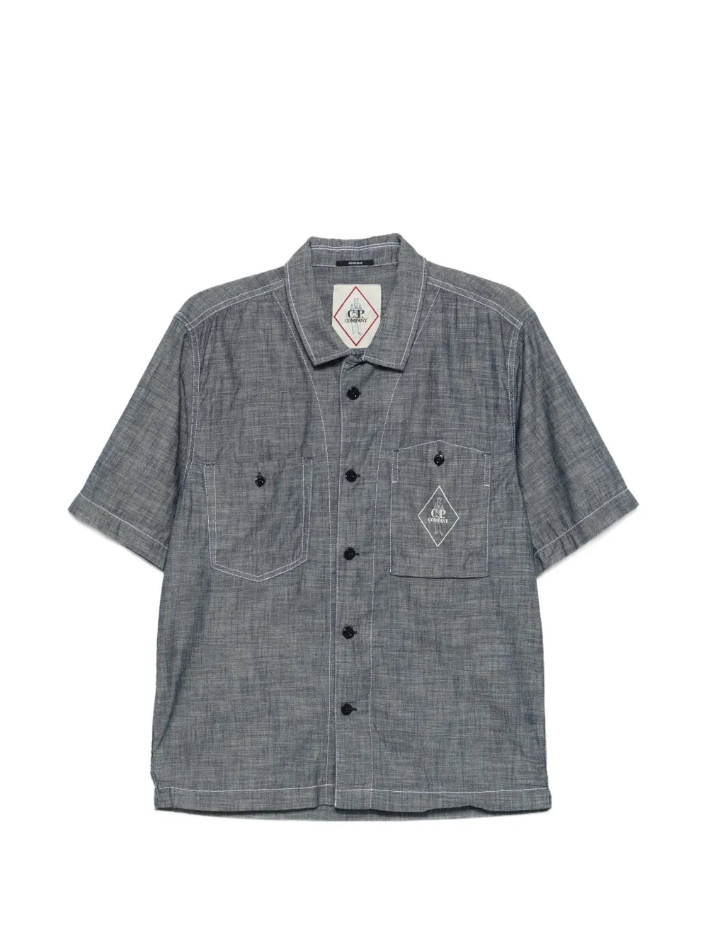 Buttoned Short-Sleeve Shirt