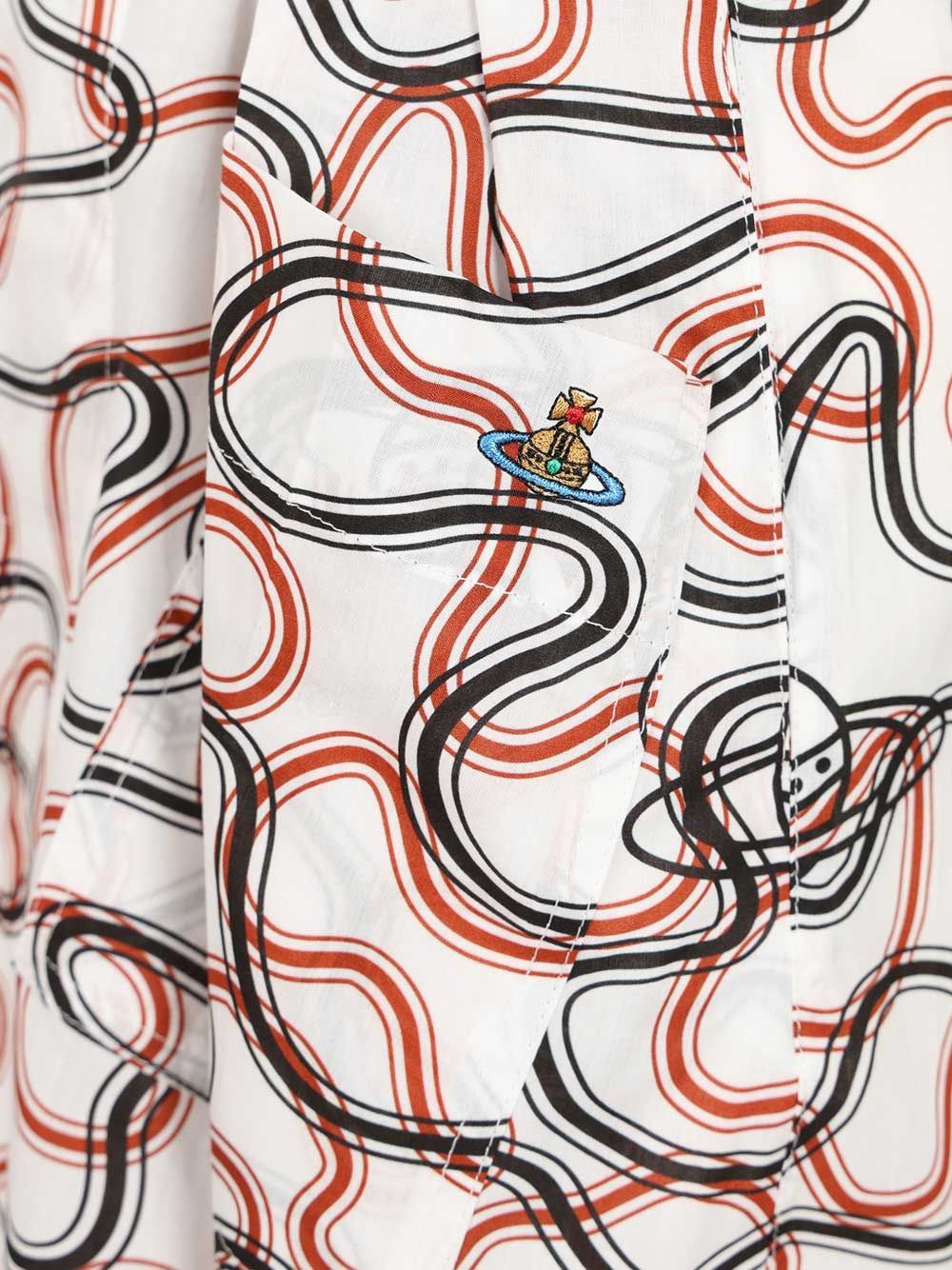 squiggle-print bermuda shorts