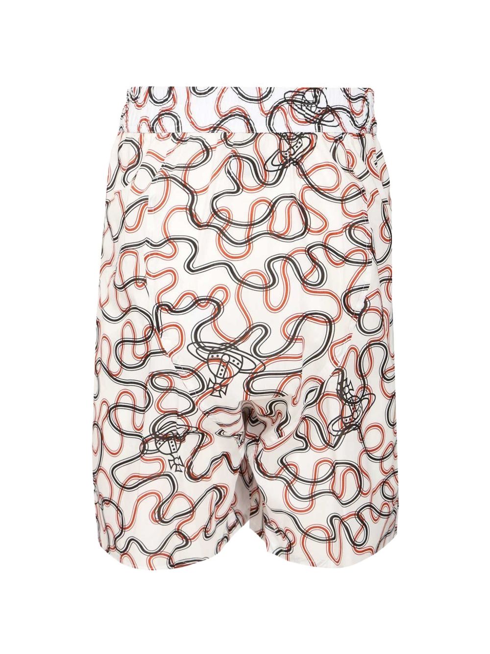 squiggle-print bermuda shorts