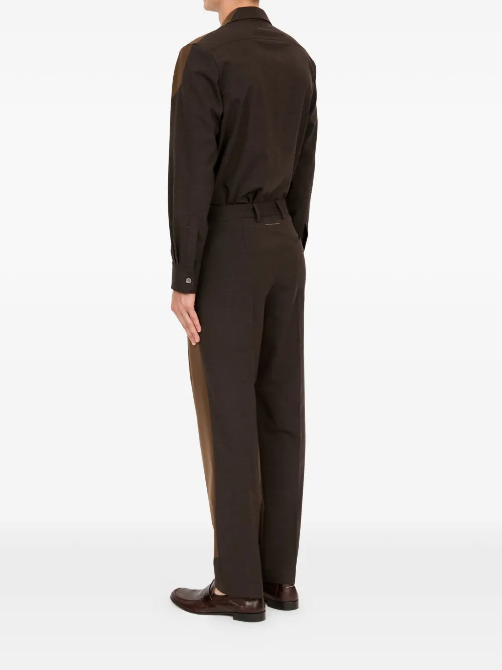 Colour-Block Tailored Trousers