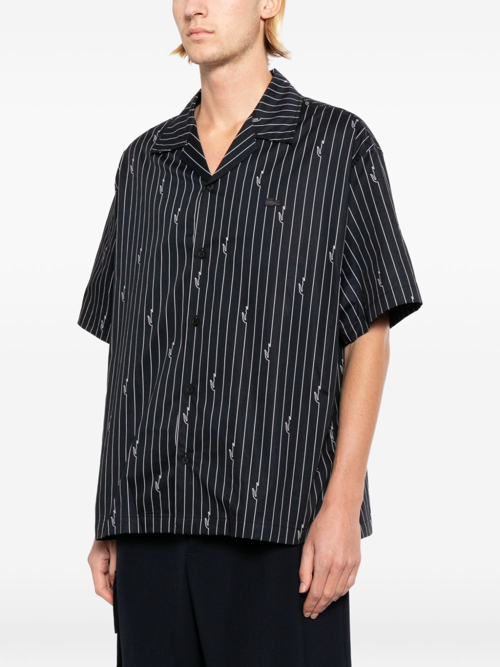striped twill shirt