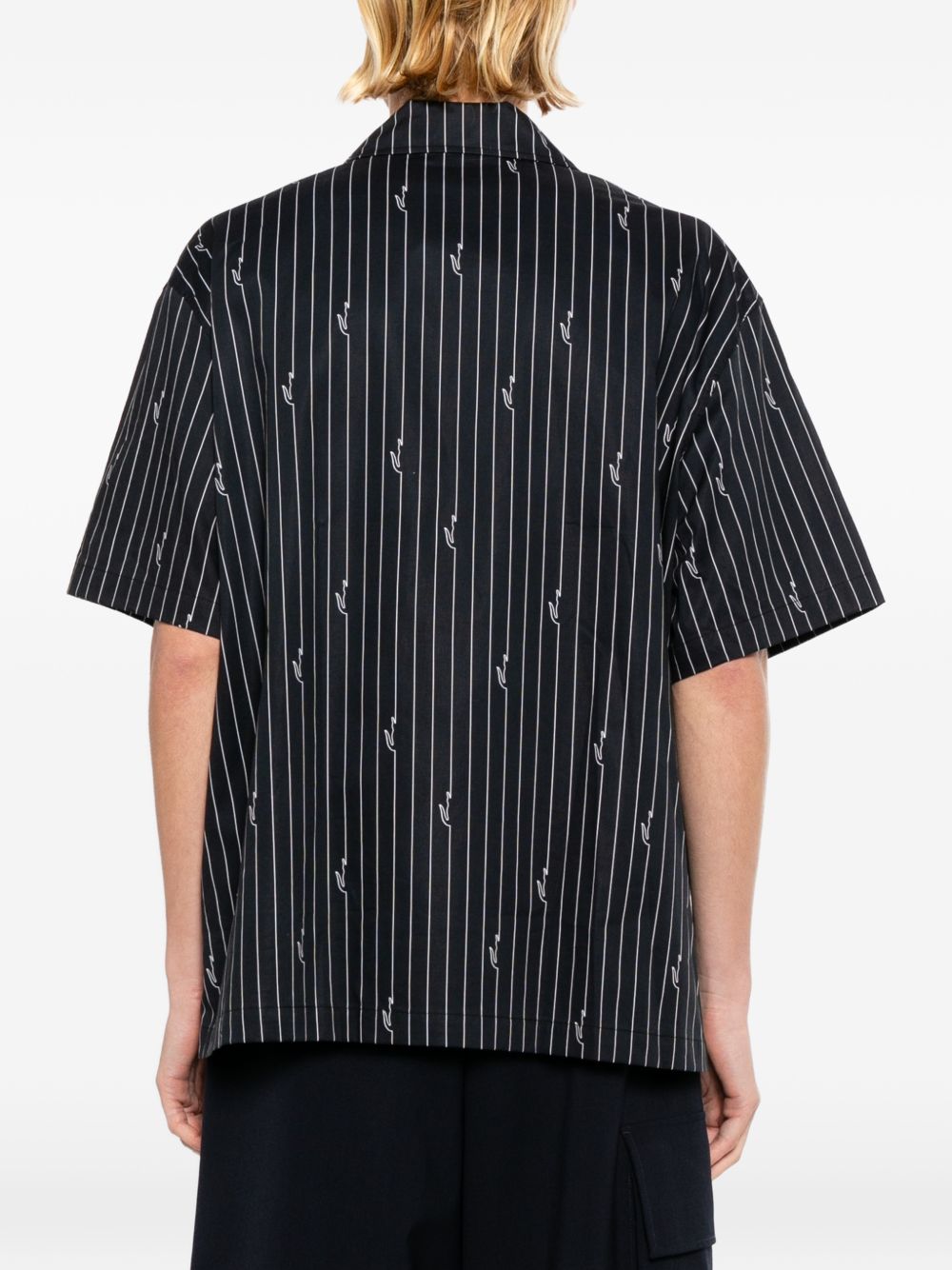 striped twill shirt