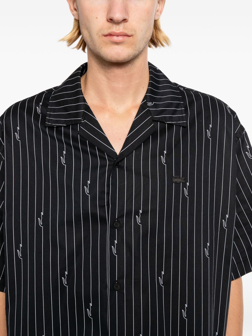 striped twill shirt