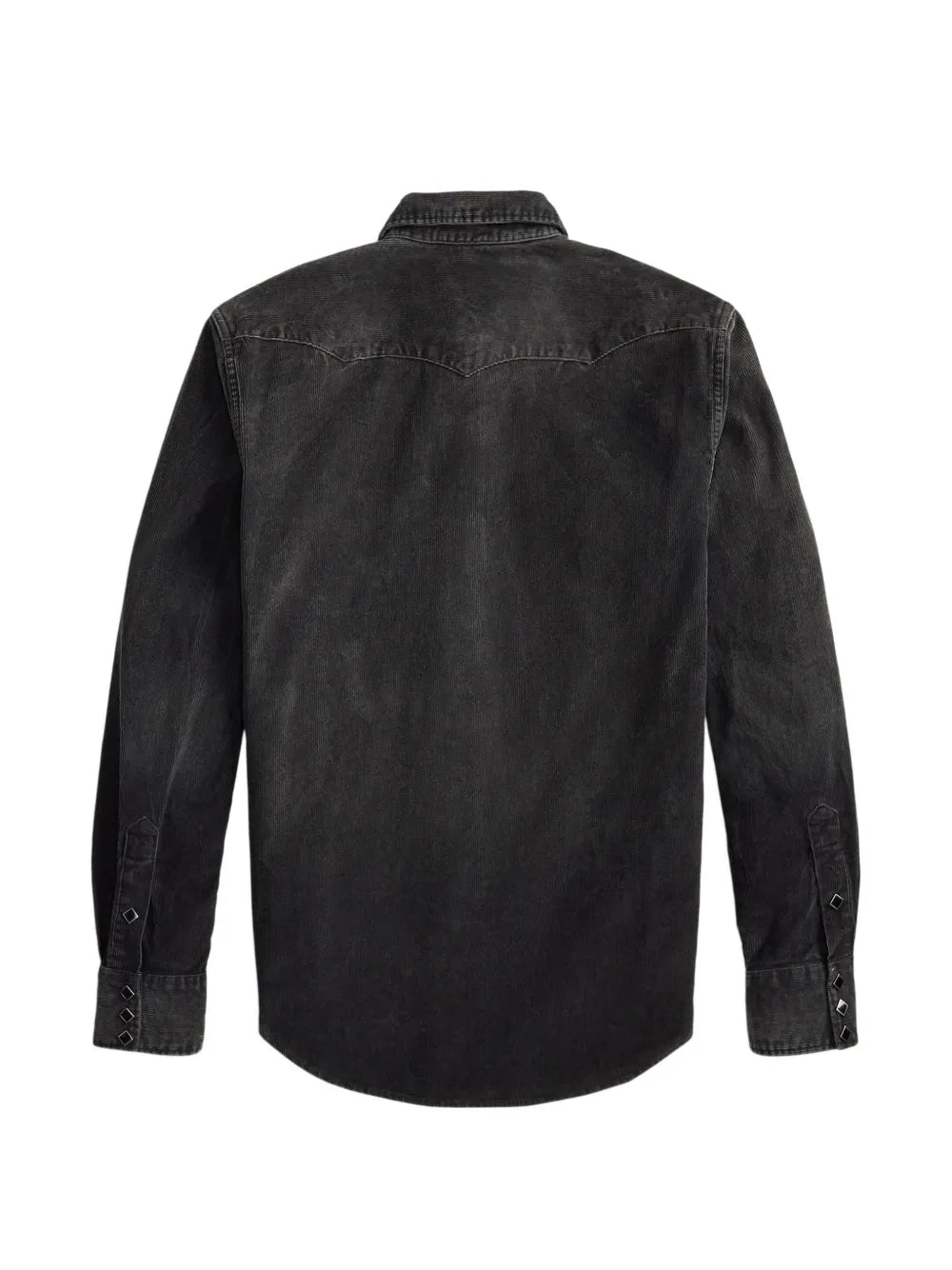 corduroy Western-style stitched yoke shirt